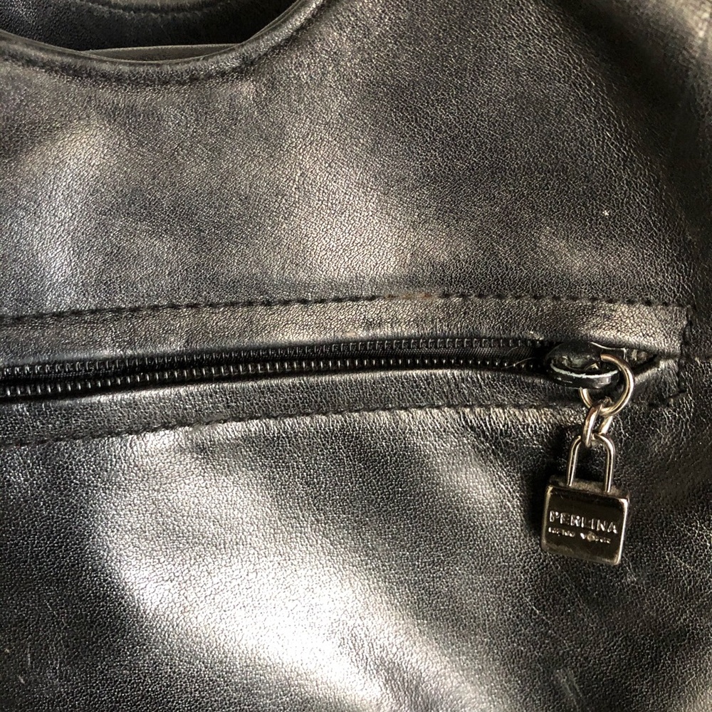 Perlina Italian Leather Shoulder Bag - Picture 2 of 6